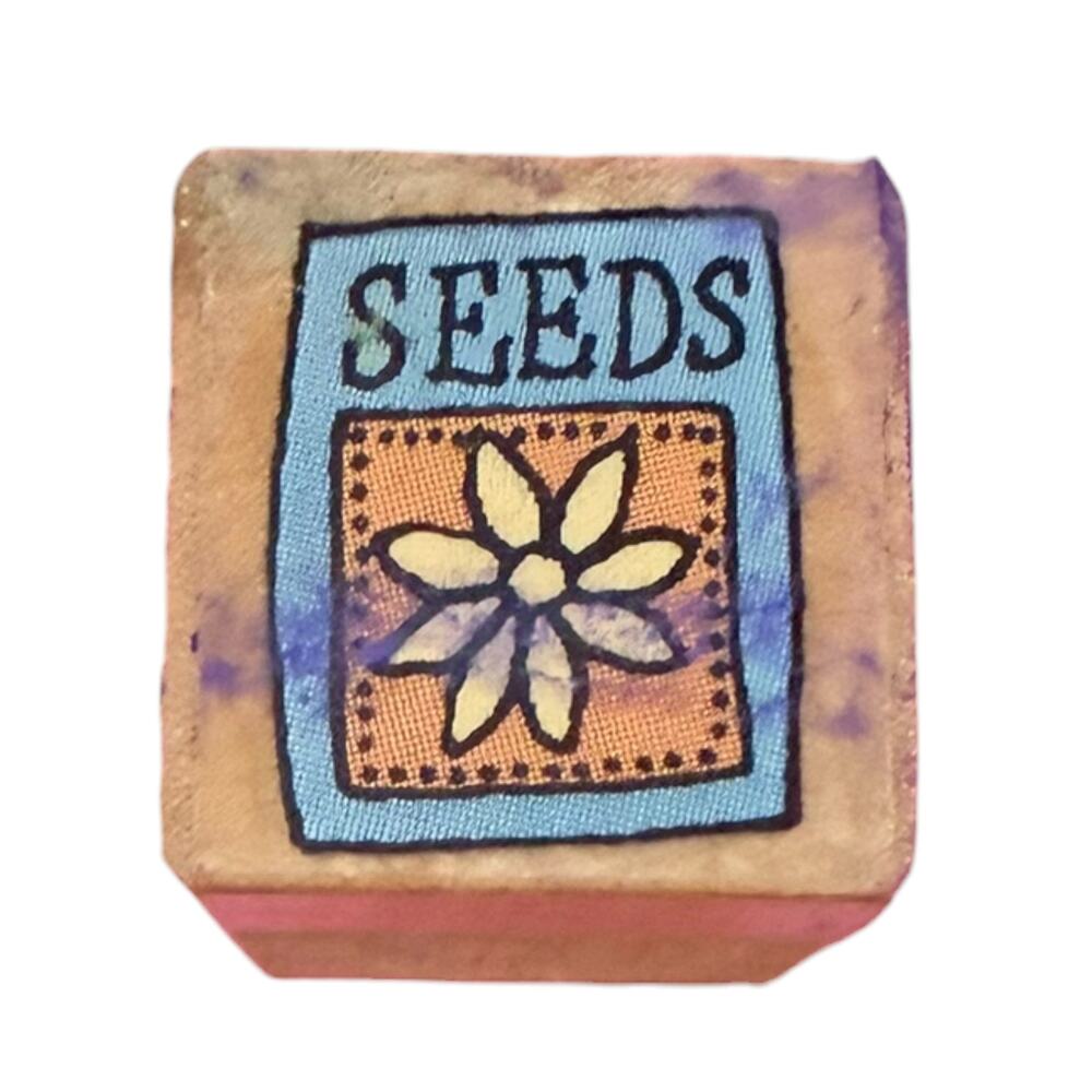 Hero Arts Flower Floral Seeds Small Mini Rubber Stamp